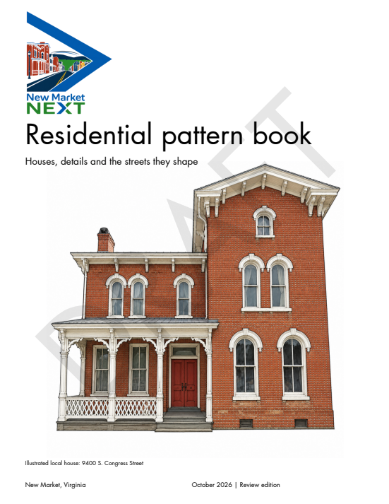 Cover of the draft New Market NEXT Residential Pattern Book