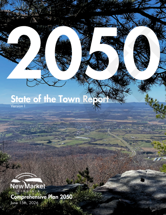 Cover of the draft State of the Town Report, Version 1